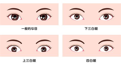 桃花眼 三白眼